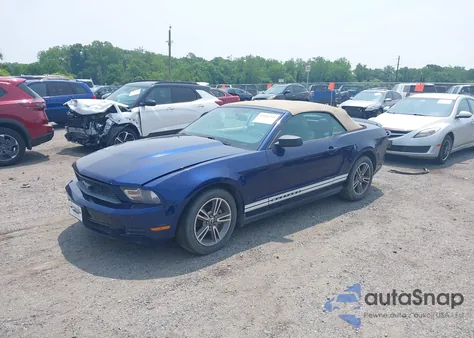 2010 Ford Mustang V6/V6 Premium из США, поврежденный, VIN 1ZVBP8EN7A5171725